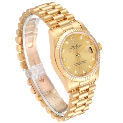 new 68278 rolex women's watch|Rolex president diamond dial.